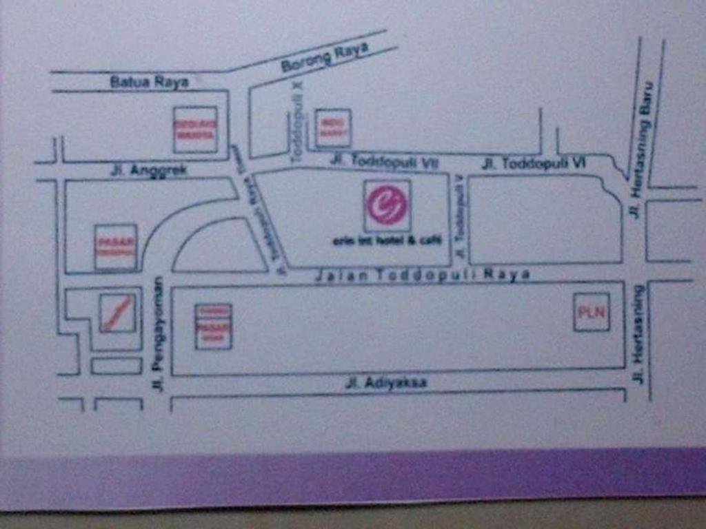 Erin Int Hotel Makassar Esterno foto